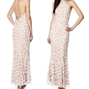 Jarlo London Hailey Nude Maxi Dress in Women's XS